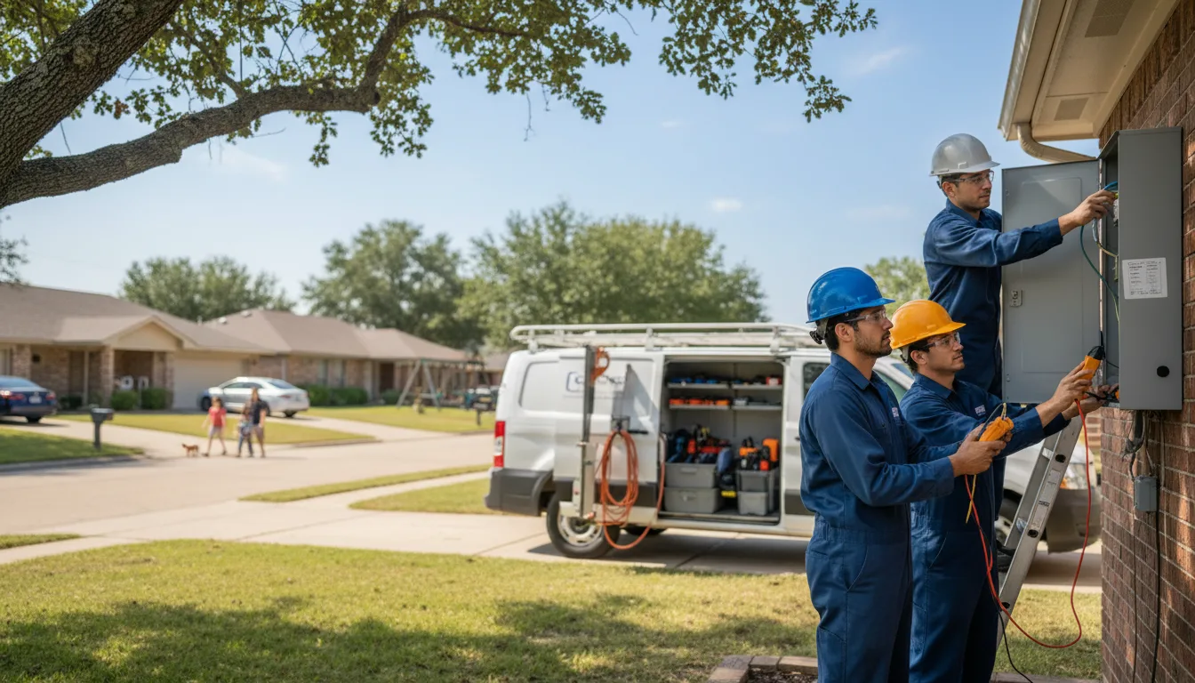 Certified electrician providing emergency electrical services in Pavo, GA